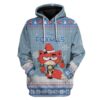 Ugly Merry Foxmas Custom T-shirt - Hoodies Apparel HD-DT11111904 3D Custom Fleece Hoodies Hoodie S 