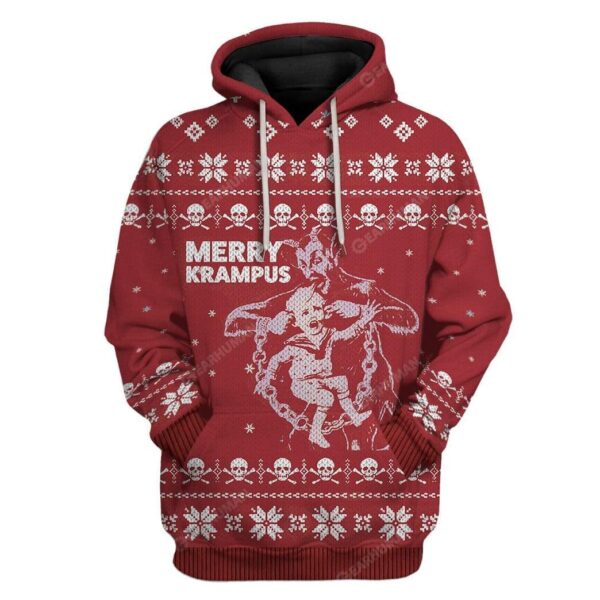 Ugly Merry Krampus Hoodie T-Shirts Apparel HD-QM30111921 3D Custom Fleece Hoodies Hoodie S 