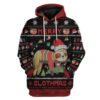 Ugly Merry Slothmas Custom T-shirt - Hoodies Apparel HD-DT22111902 3D Custom Fleece Hoodies Hoodie S
