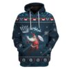 Ugly Merry Viking Christmas Custom T-Shirts Hoodies Apparel VK-DT2811194 3D Custom Fleece Hoodies Hoodie S
