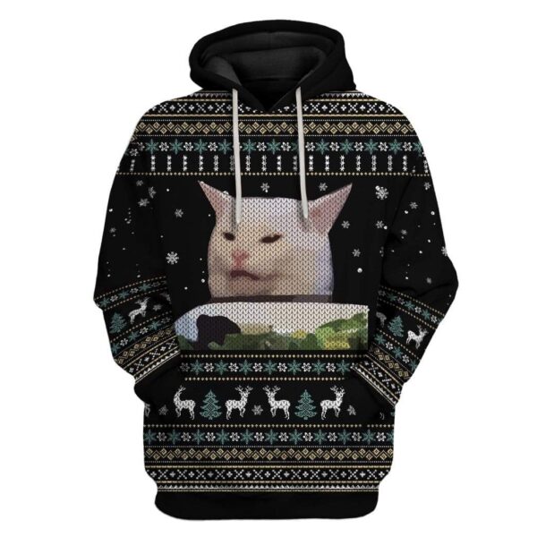 Ugly Moew Custom T-shirt - Hoodies Apparel HD-TA071119102 3D Custom Fleece Hoodies Hoodie S 