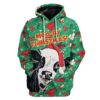 Ugly Moo-ry Christmas Custom T-shirt - Hoodies Apparel HD-TT21111916 3D Custom Fleece Hoodies Hoodie S 