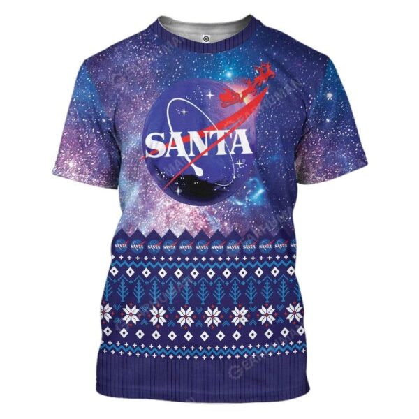 Ugly Nasa Custom T-shirt - Hoodies Apparel HD-TA20111918 3D Custom Fleece Hoodies T-Shirt S 