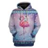 Ugly Peguin Riding Flamingo Christmas Custom Hoodie T-Shirts Apparel AN-TA3011192 3D Custom Fleece Hoodies Hoodie S
