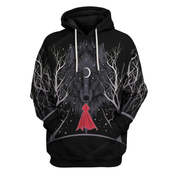 Ugly Red Riding Hood Custom T-shirt - Hoodies Apparel HD-DT07111911 3D Custom Fleece Hoodies Hoodie S 