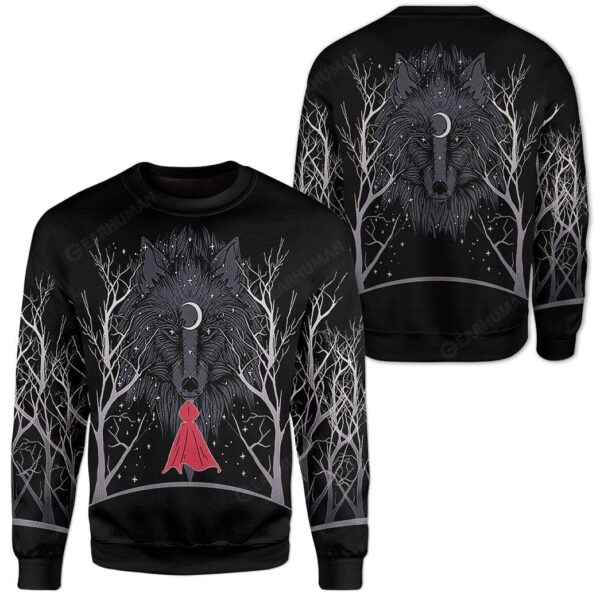Ugly Red Riding Hood Custom T-shirt - Hoodies Apparel HD-DT07111911 Ugly Christmas Sweater 