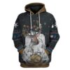 Ugly Reindeer Astronaut Christmas Custom T-Shirts Hoodies Apparel NA-TA0412193 3D Custom Fleece Hoodies Hoodie S