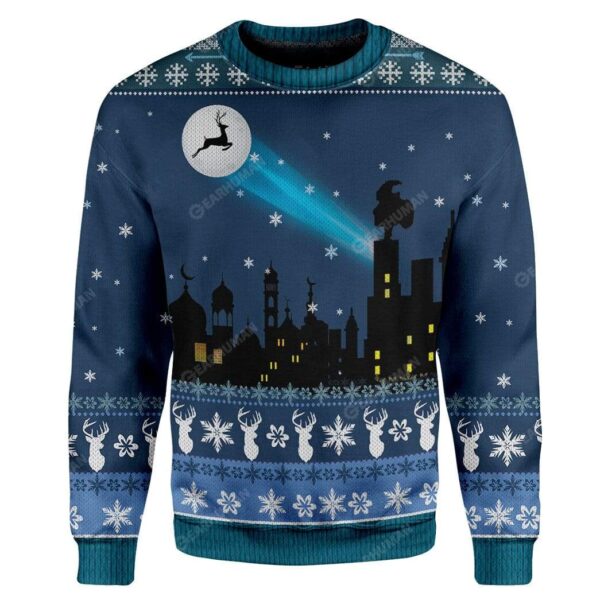 Ugly Reindeer Signal Light Up Christmas Custom T-Shirts Hoodies Apparel HD-TA2911196 3D Custom Fleece Hoodies Long Sleeve S 