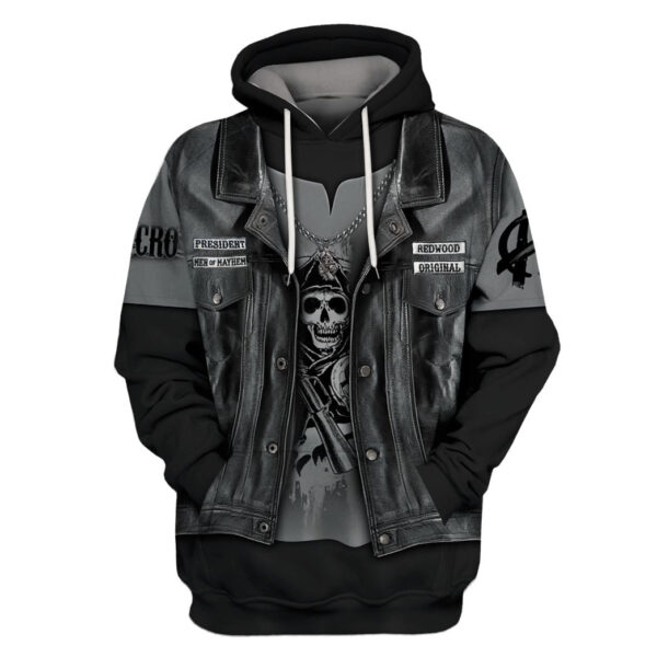 Ugly Rider Custom T-shirt - Hoodies Apparel HD-UGL110184 3D Custom Fleece Hoodies Hoodie S 