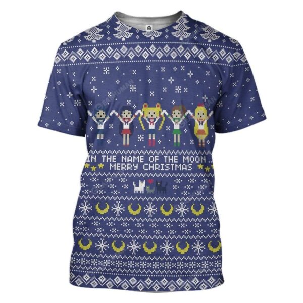 Ugly Sailor Moon Custom T-shirt - Hoodies Apparel HD-TA16111901 3D Custom Fleece Hoodies T-Shirt S 