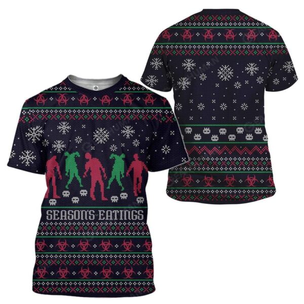 Ugly Season's Eatings Custom T-shirt - Hoodies Apparel HD-TT14111912 3D Custom Fleece Hoodies 