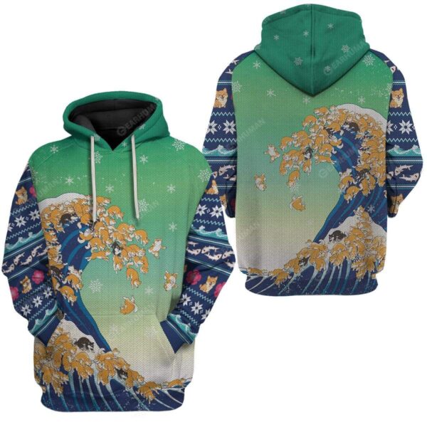 Ugly Shiba Custom T-shirt - Hoodies Apparel HD-TA16111918 3D Custom Fleece Hoodies 