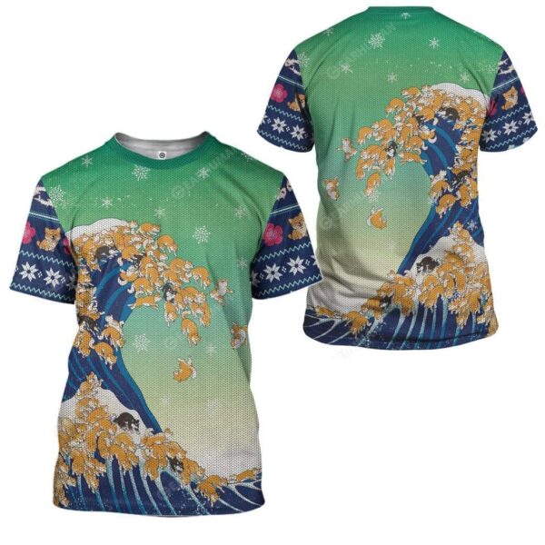 Ugly Shiba Custom T-shirt - Hoodies Apparel HD-TA16111918 3D Custom Fleece Hoodies 