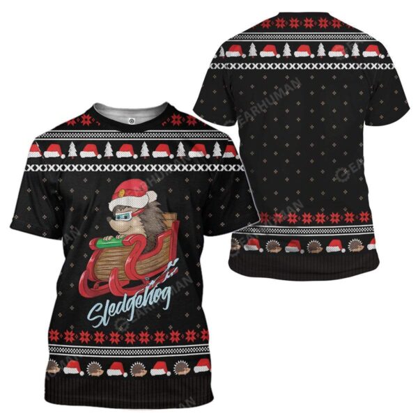 Ugly Sledgehog Custom T-Shirts Hoodies Apparel AN-AT0512195 3D Custom Fleece Hoodies 