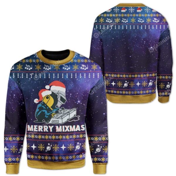 Ugly Star DJ Mixmas Sweater Apparel MV-TA2711195 Ugly Christmas Sweater 