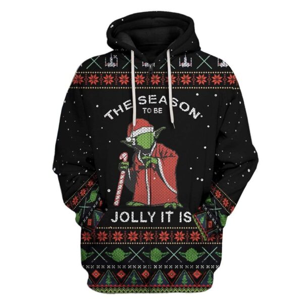 Ugly Star Wars Custom T-shirt - Hoodies Apparel HD-DT13111920 3D Custom Fleece Hoodies Zip Hoodie S 