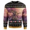 Ugly T-Rex Custom Sweater Apparel HD-AT20111910 Ugly Christmas Sweater Long Sleeve S 