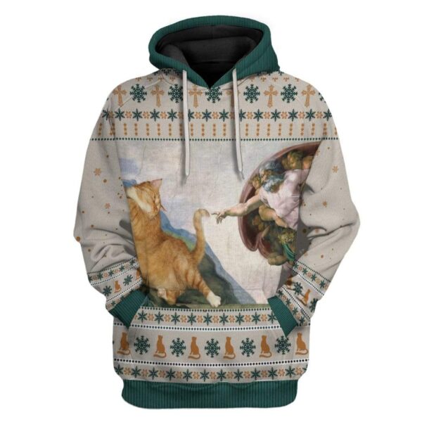 Ugly The Creation of cAt-dam Custom T-Shirts Hoodies Apparel CT-AT1012193 3D Custom Fleece Hoodies Hoodie S 