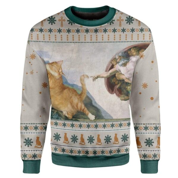 Ugly The Creation of cAt-dam Custom T-Shirts Hoodies Apparel CT-AT1012193 3D Custom Fleece Hoodies Long Sleeve S 