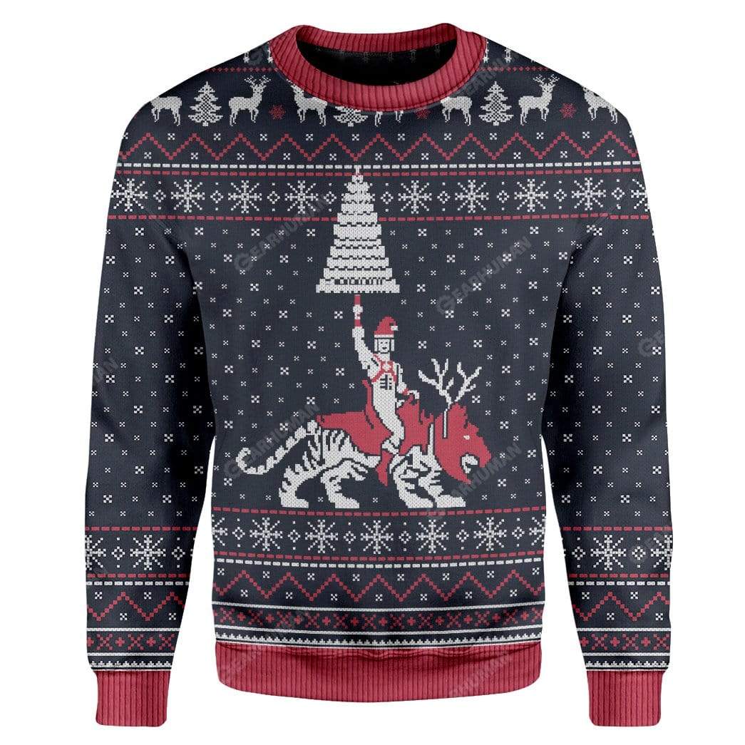 Ugly The Man Custom Sweater Apparel HD-TT18111909 Ugly Christmas Sweater Long Sleeve S