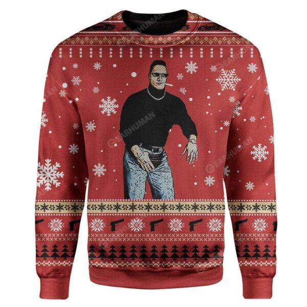 Ugly The Man Custom T-shirt - Hoodies Apparel HD-TA14111907 3D Custom Fleece Hoodies Long Sleeve S 