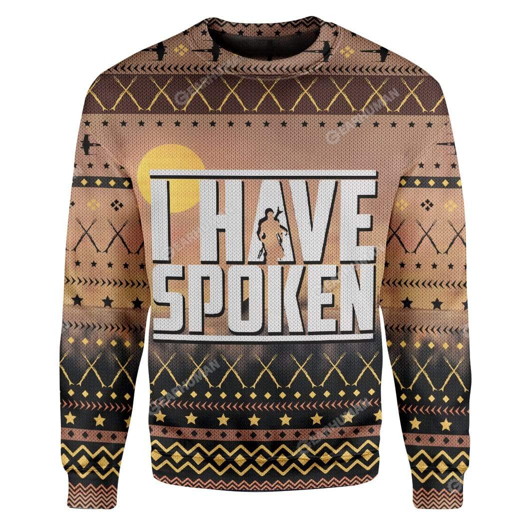 Ugly The Mandalorian Custom Sweater Apparel HD-DT14111906 Ugly Christmas Sweater Long Sleeve S