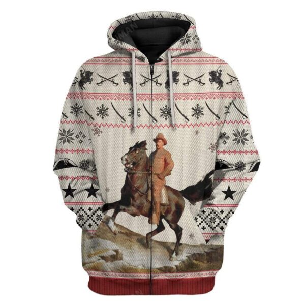 Ugly Theodore Roosevelt Custom T-shirt - Hoodies Apparel HD-AT13111920 3D Custom Fleece Hoodies Zip Hoodie S 