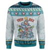 Ugly Tree T-Rex Custom Sweater Apparel HD-AT21111906 Ugly Christmas Sweater Long Sleeve S 
