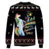 Ugly Unicorn Merry Christmas Custom T-shirt - Hoodies Apparel HD-UGL110198 3D Custom Fleece Hoodies Long Sleeve S 