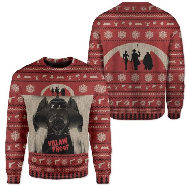 Ugly Villain Proof Custom Sweater Apparel HD-DT12111913 Ugly Christmas Sweater 
