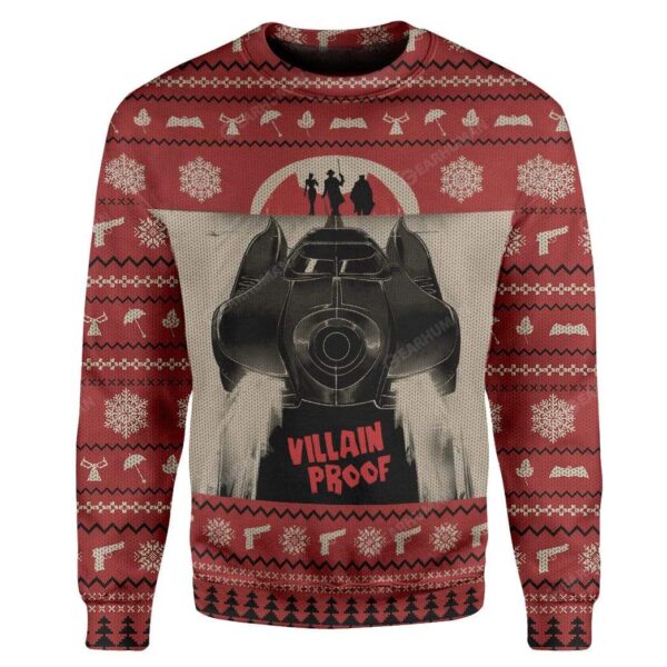 Ugly Villain Proof Custom Sweater Apparel HD-DT12111913 Ugly Christmas Sweater Long Sleeve S 