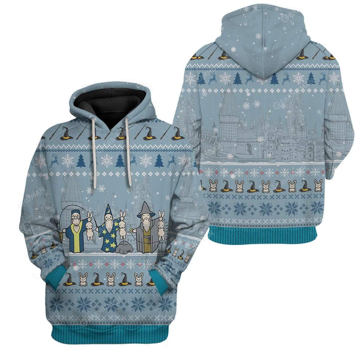 Ugly Wizards Custom T-shirt - Hoodies Apparel HD-TA21111904 3D Custom Fleece Hoodies