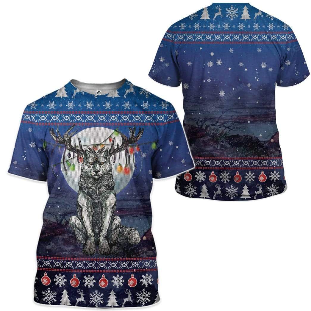 Ugly Wolf Custom T-shirt - Hoodies Apparel HD-TA15111918 3D Custom Fleece Hoodies