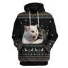 Ugly Woman Yelling At A Cat Custom T-shirt - Hoodies Apparel HD-AT11111912 3D Custom Fleece Hoodies Hoodie S 