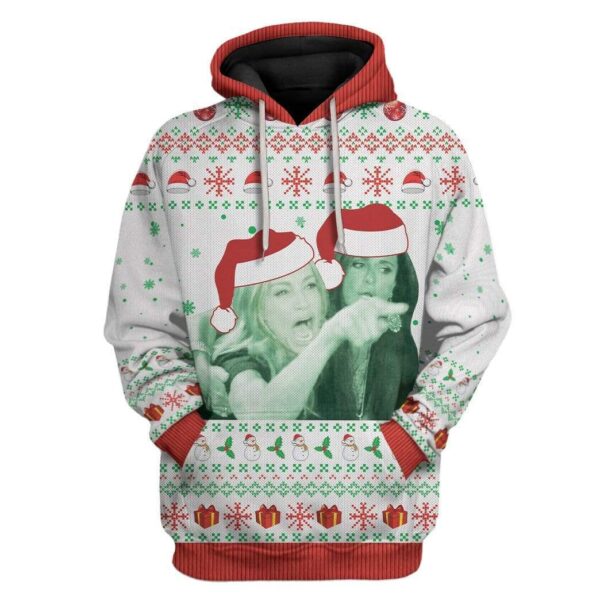 Ugly Woman Yelling At A Cat Custom T-shirt - Hoodies Apparel HD-GH20111919 3D Custom Fleece Hoodies Hoodie S 