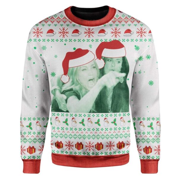 Ugly Woman Yelling At A Cat Custom T-shirt - Hoodies Apparel HD-GH20111919 3D Custom Fleece Hoodies Long Sleeve S 