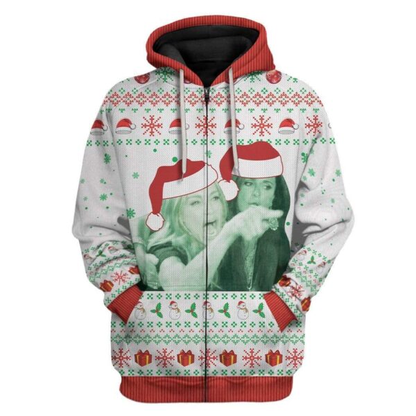 Ugly Woman Yelling At A Cat Custom T-shirt - Hoodies Apparel HD-GH20111919 3D Custom Fleece Hoodies Zip Hoodie S 