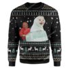 Ugly Woman Yelling At A Cat Terrestrial Custom Sweater Apparel MV-AT2611192 Ugly Christmas Sweater Long Sleeve S 