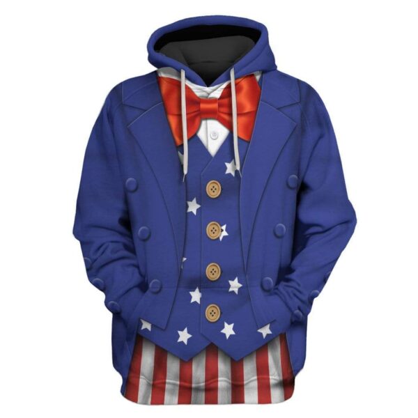 Uncle Sam Custom T-shirt - Hoodies Apparel HD-GH20316 3D Custom Fleece Hoodies Hoodie S 