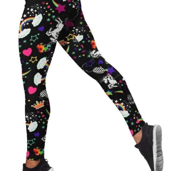 Unicorn and Rainbow Full-print Leggings HD-GH20250-LEG Leggings 