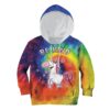 Unicorn Be Kind Custom Hoodies T-shirt Apparel HD-UNI110155K kid 3D apparel Kid Hoodie S/6-8 