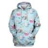 Unicorn Cat Mermaid Custom T-shirt - Hoodies Apparel UNI110152 3D Custom Fleece Hoodies Hoodie S 