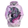 Unicorn in the galaxy background Custom T-shirt - Hoodies Apparel UNI110148 3D Custom Fleece Hoodies Hoodie S 