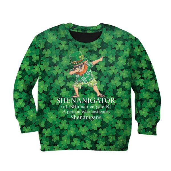 UNICORN ST. PATRICK'S DAY Kid Custom Hoodies T-shirt Apparel HD-GH110669K kid 3D apparel Kid Sweatshirt S/6-8 