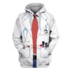Uniform Of Doctor Custom T-shirt - Hoodies Apparel HD-JOB110103 3D Custom Fleece Hoodies Hoodie S 