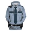 Uniform Of Police Custom T-shirt - Hoodies Apparel HD-JOB110101 3D Custom Fleece Hoodies Hoodie S 