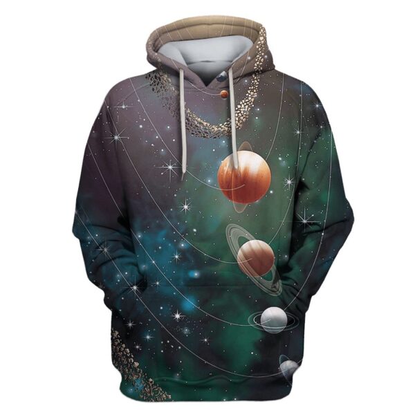 Universe Custom T-shirt - Hoodies Apparel HD-GH110628 3D Custom Fleece Hoodies Hoodie S 