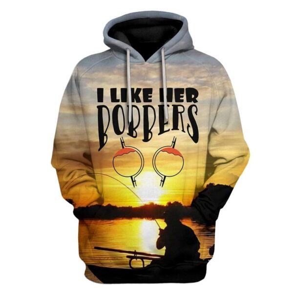 Valentine Is Day I Like Her Bobbers Fishing Custom T-Shirts Hoodies Apparel FI-QM2012195 3D Custom Fleece Hoodies Hoodie S 
