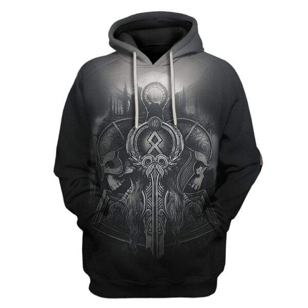 Viking T-Shirts Hoodies Apparel HD-QM0201204 3D Custom Fleece Hoodies Hoodie S 