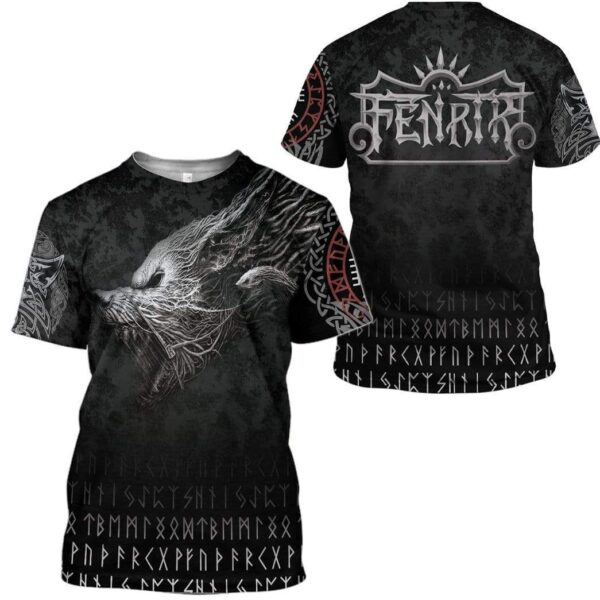 Viking Wolf Custom T-Shirts Hoodies Apparel VK-AT0201201 3D Custom Fleece Hoodies 